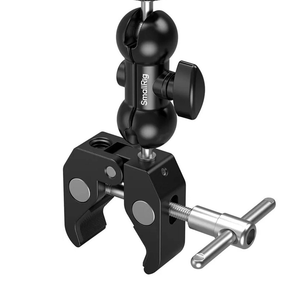 SmallRig Crab-Shaped Super Clamp with Magic Arm, 2-Pack