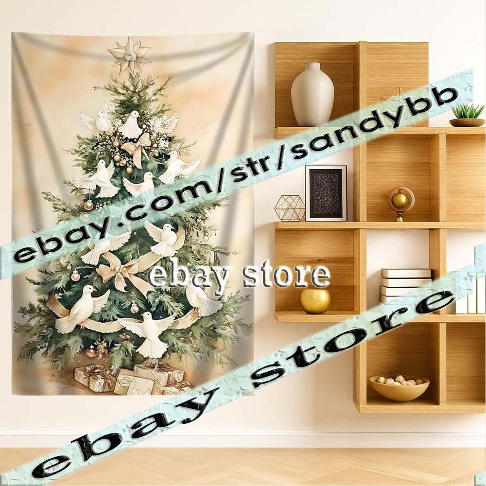 Soft Winter Tapestry Elegant Decor 39X59 in