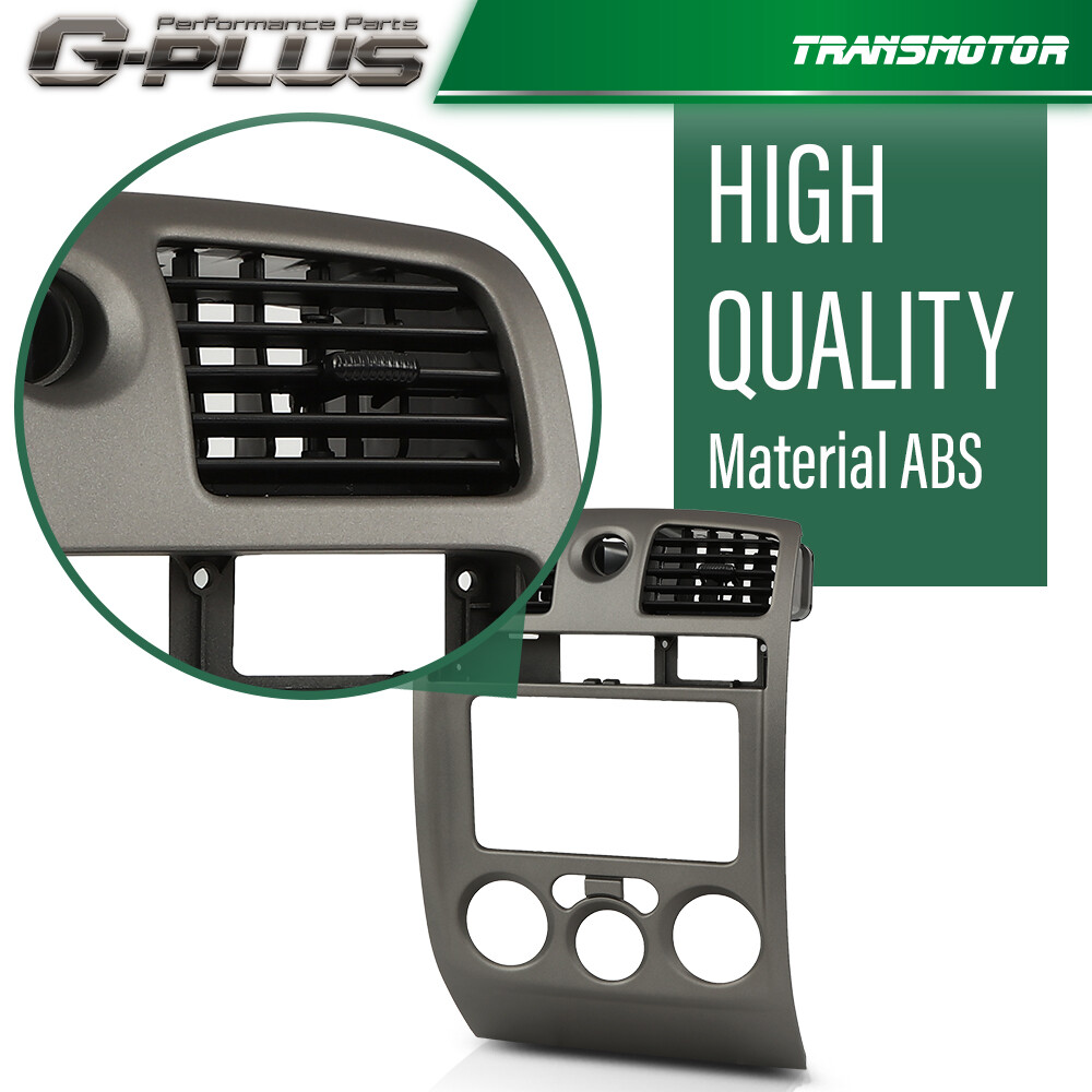 Center Dash Radio Vent Bezel Gray Fit For 2004-2012 Chevy Colorado GMC Canyon