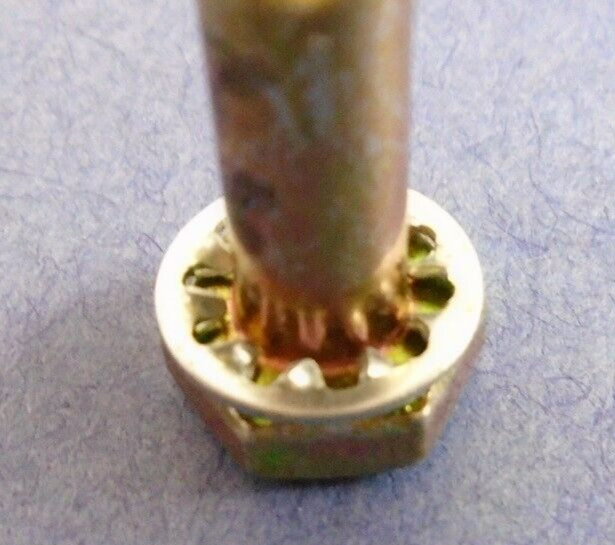 (40 Pack) 1/4" Internal Star Lockwasher 1/4" Thread Stud Bolt Nut Lock Washer