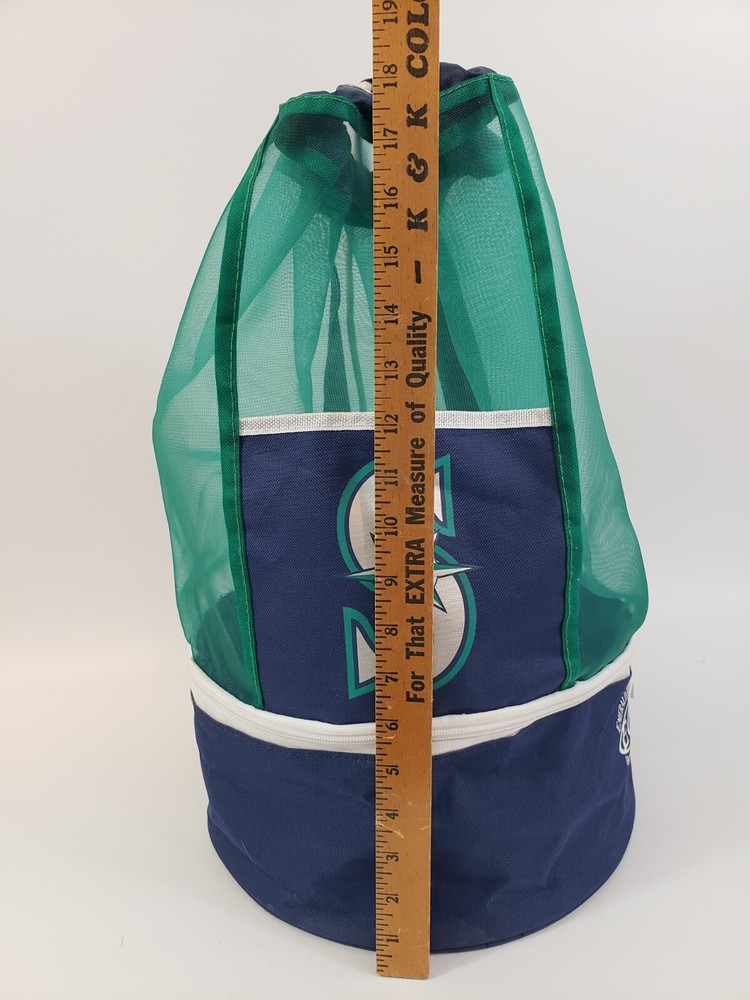 Seattle Mariners Mesh Bucket Style Beach Bag Backpack Soft Sided Cooler SGA