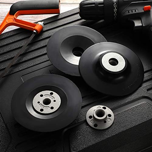 3 Pieces 4-1/2 Inch 14 mm Sanding Disc Backing Pads Replacement Backing...