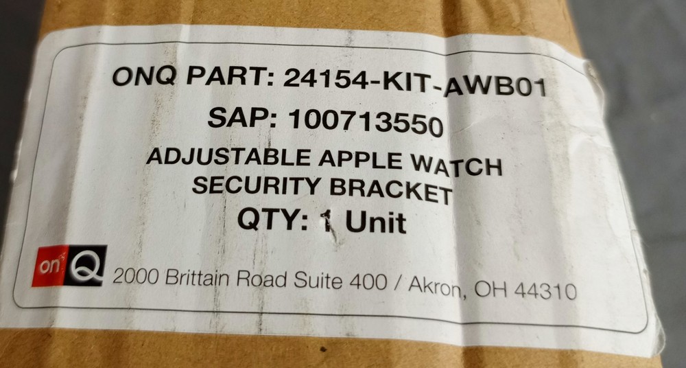 ONQ 24154-Kit-AWB01 Adjustable Apple Watch Security Bracket