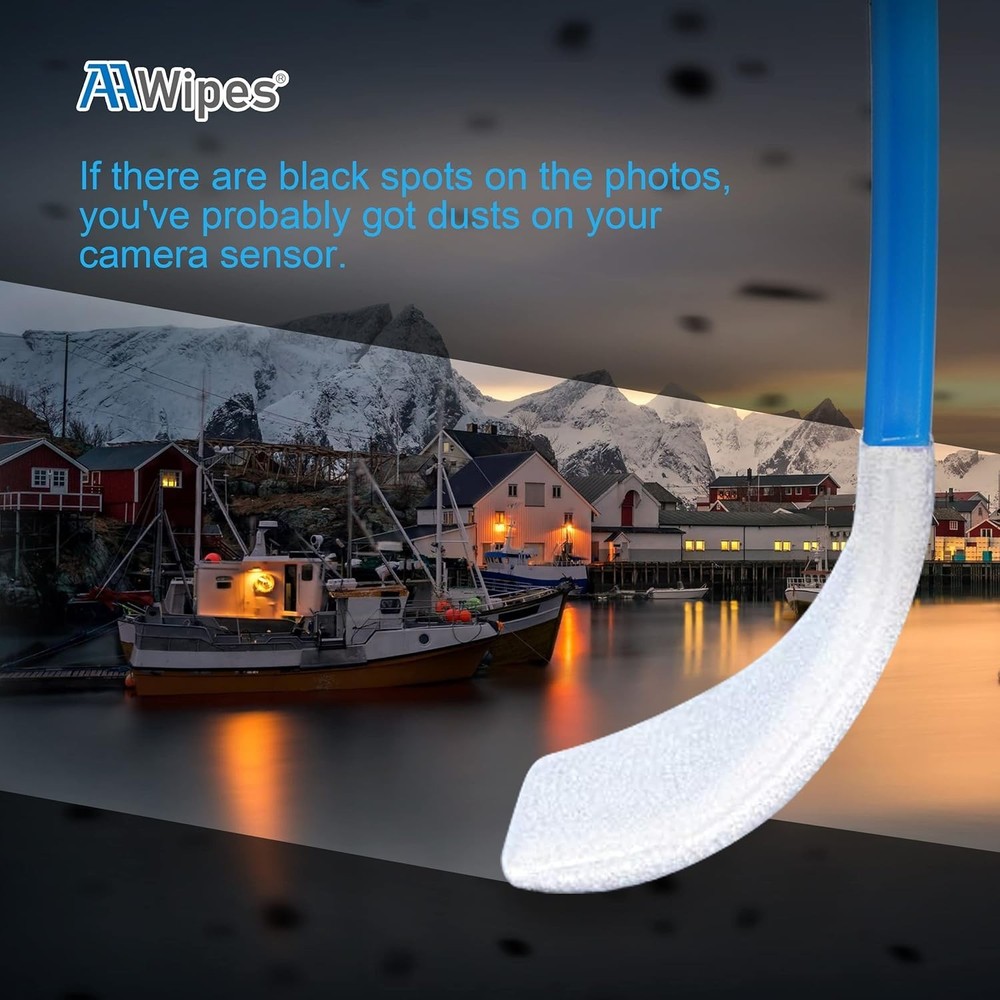 Professional Microfiber Sensor Cleaning Swabs for APS-C Cameras - 20 Swabs
