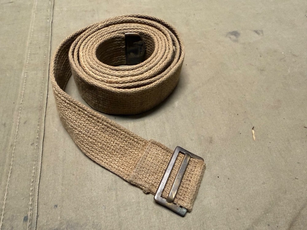 ORIGINAL WWII US ARMY LARGE EQUIPMENT CARRY STRAP-OD#3
