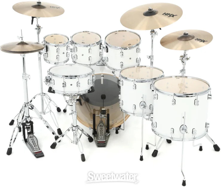 PDP Concept Maple 7-piece Shell Pack - Pearlescent White