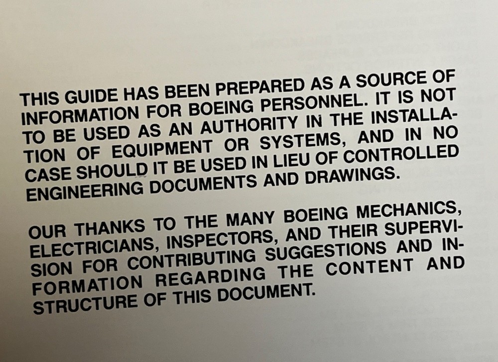 Boeing 757-200 Reference Guide 1989 Original-1C