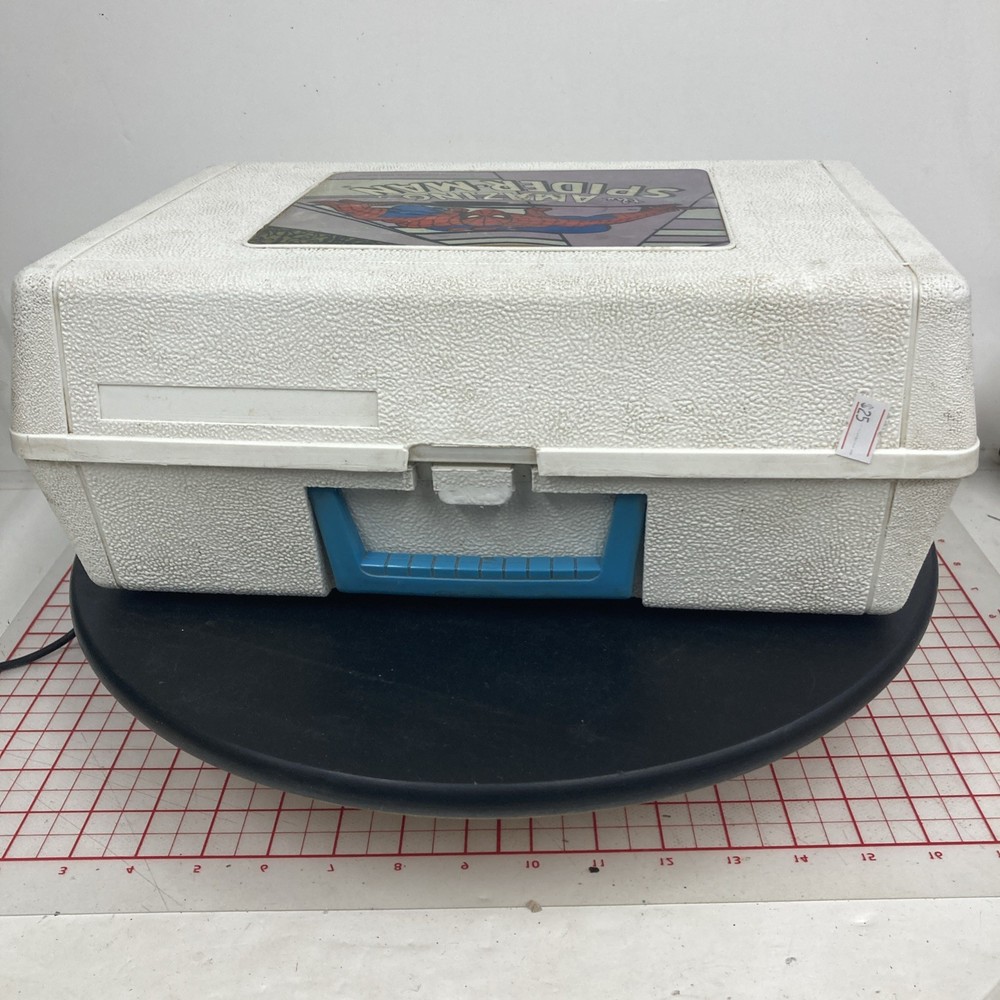 VINTAGE SPIDERMAN RECORD PLAYER 1978 TIGER ELECTRONICS Tested