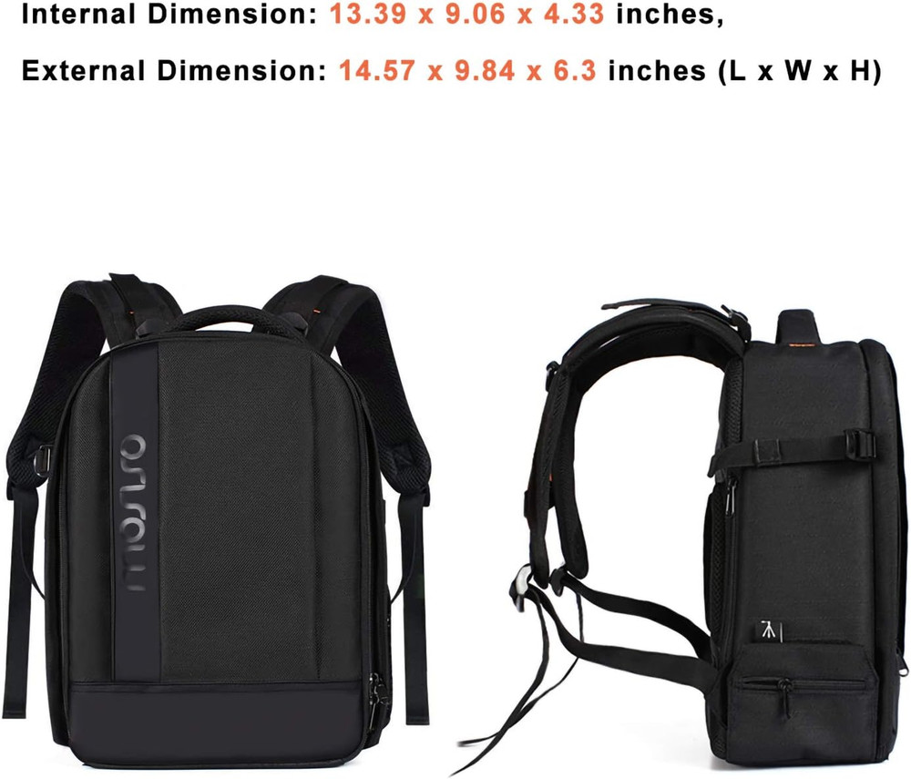 Camera Backpack,Dslr/Slr/Mirrorless Photography Backpack Buffer Padded Shockproo