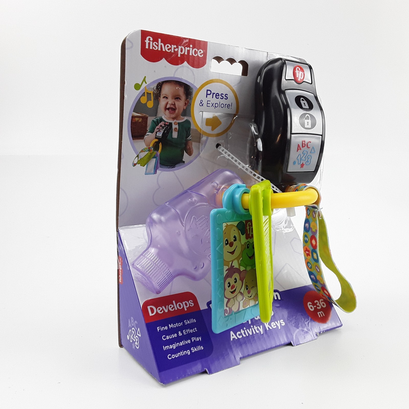 Mattel Fisher-Price Laugh & Learn Play & Go Activity Keys Baby and Toddler Toy