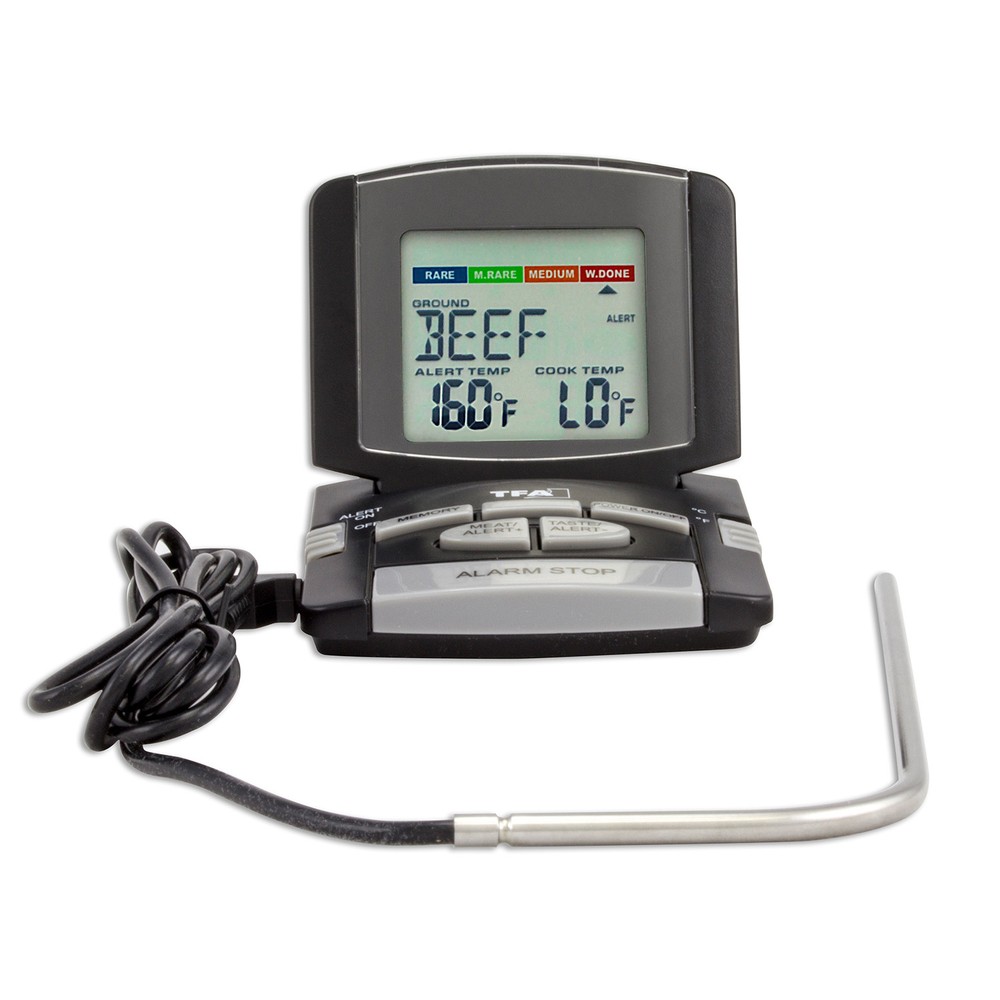 14.1502 La Crosse Technology TFA Digital Meat Thermometer with Foldable Display