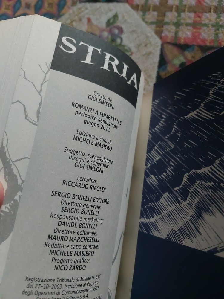 Bonelli No. 5 Stria Comic No. 2011
