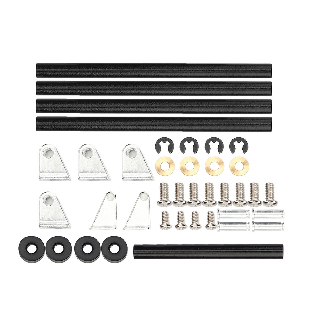 (Red)Service Tool Cart | 2-Tier Tools Storage Trolley | Mobile Workshop