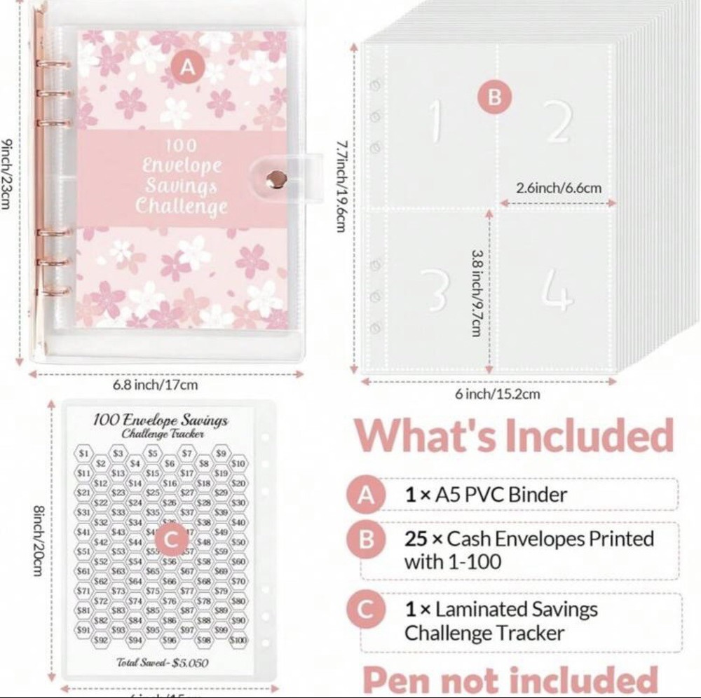 Money saving Envelope And Budget Binder