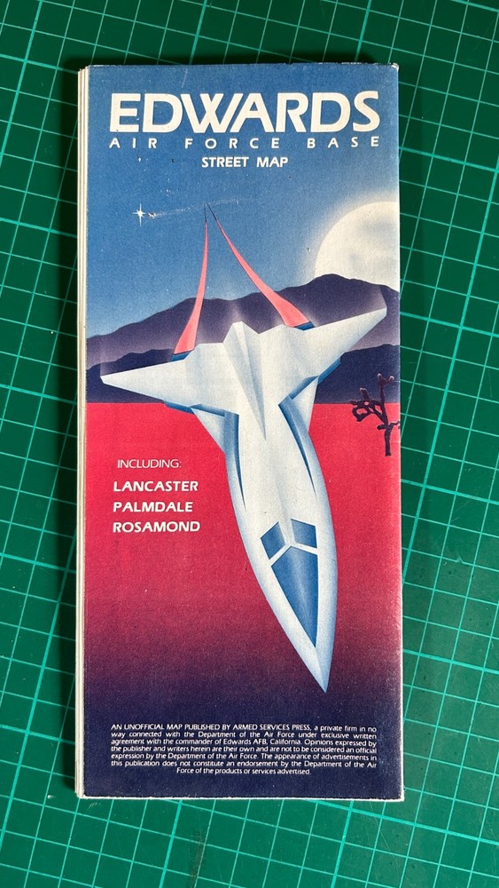 EDWARDS AIR FORCE  STREET MAP  AND BASE