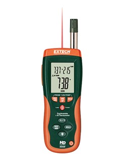 Extech HD500: Psychrometer + 30:1 IR Thermometer