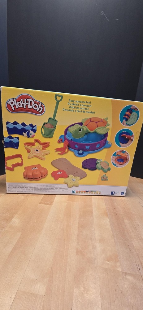 Play-Doh Ocean Adventures Modeling Compound Playset 10 Cans Turtle Hasbro Set