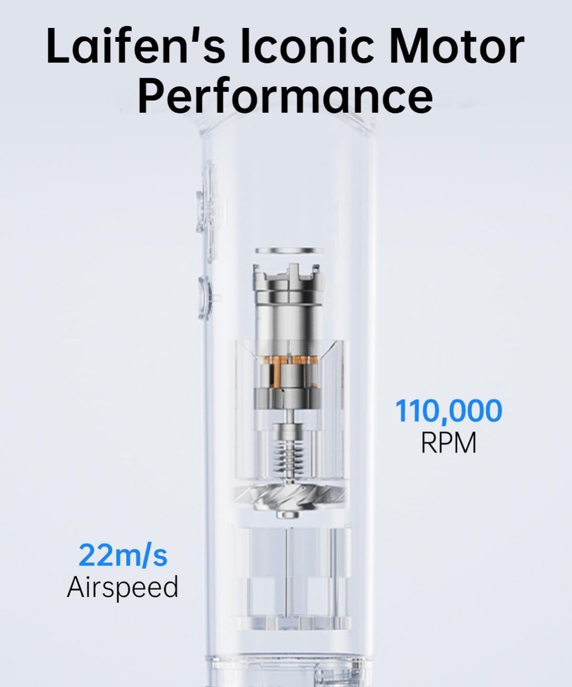 Laifen Swift Hair Dryer (# LF03 - Silver Blue, Brand New)