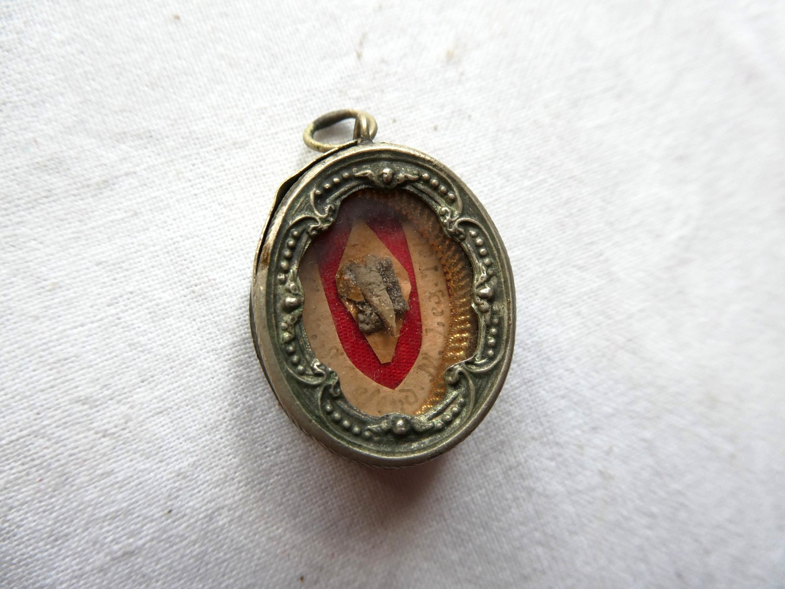 RARE RELIQUARY RELIC ST. DEFENDENS OF THEBES MARTYR SOLDIER OF THE THEBAN LEGION