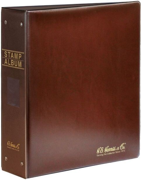 1 Harris Worldwide Heirloom Stamp Album 3.5 Inch 2 Post Sturdy & Durable Binder