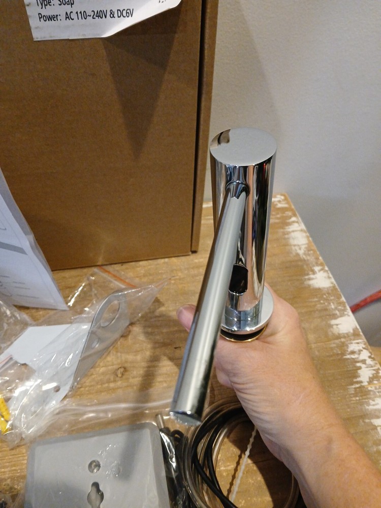 NEW Automatic Soap Dispenser Countertop Type Model AS172CP Read