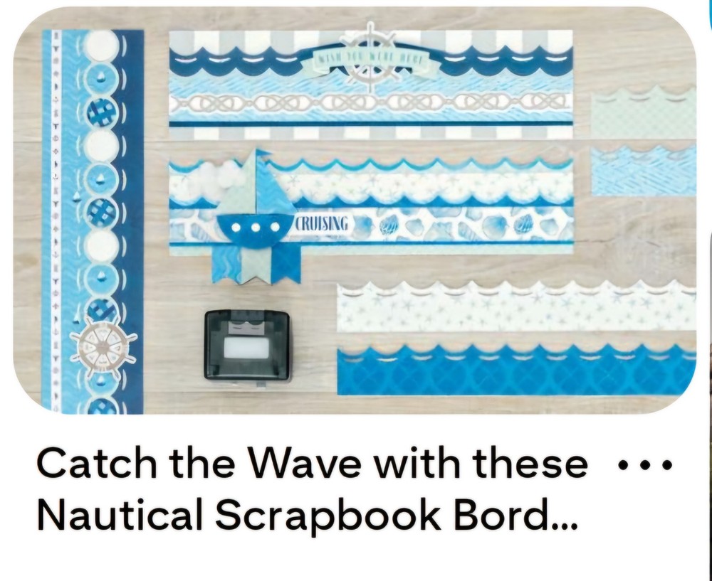 Creative Memories Scallop Wave Border Maker Cartridge