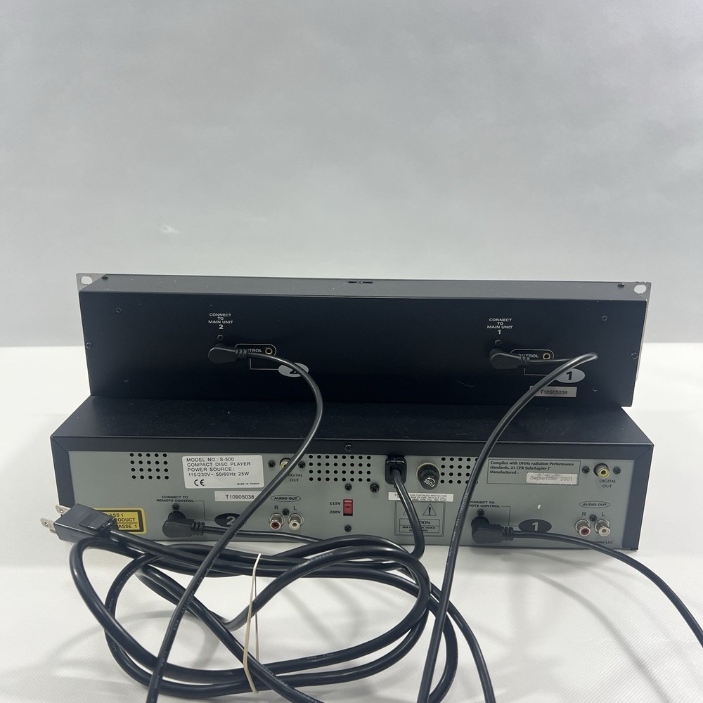 Stanton S-500 Professional Dual CD Player + Controller READ For Parts