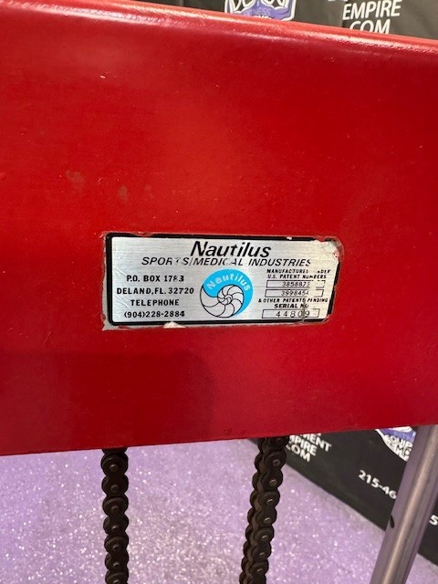 Nautilus Gen 1 Bicep Chain Driven