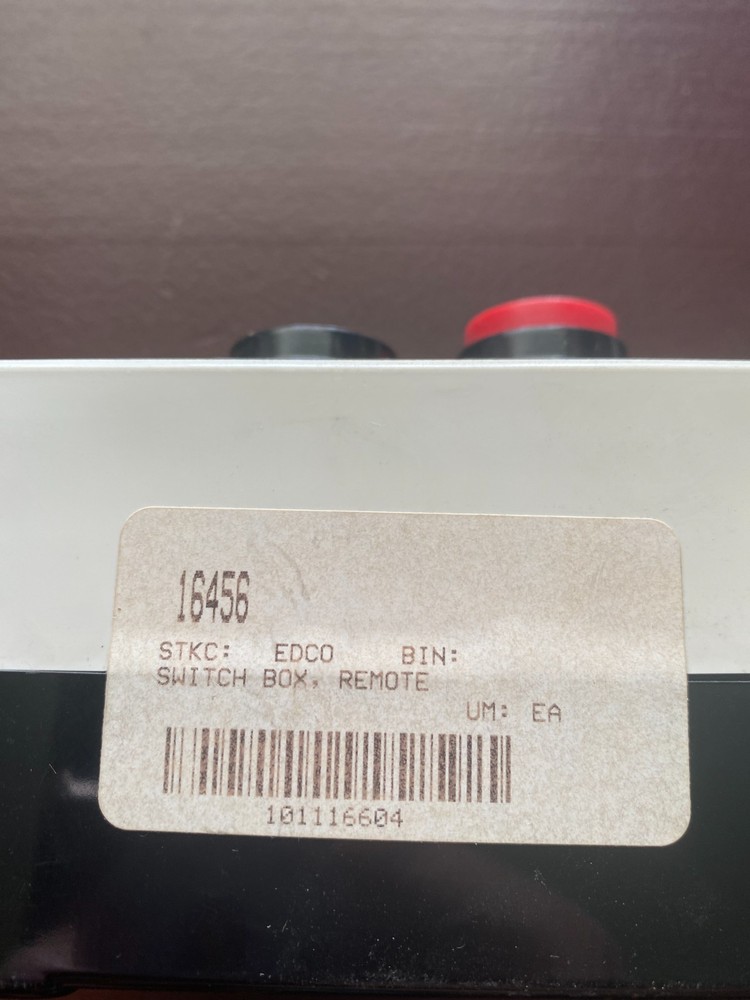 EDCO 16456 Enclosure 2 Button Remote Switch Box