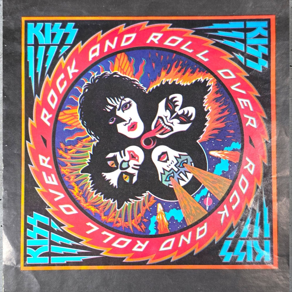 KISS Rock and Roll Over Vintage 1976 Magazine Page Ad National Lampoon 70s Music