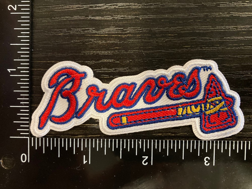 ATLANTA BRAVES EMBROIDERED IRON ON PATCH MLB BASEBALL