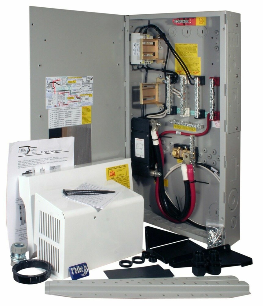 MidNIte Solar MNE250STM E-Panel Magnum 250A Circuit Breaker, Left-Hand Version