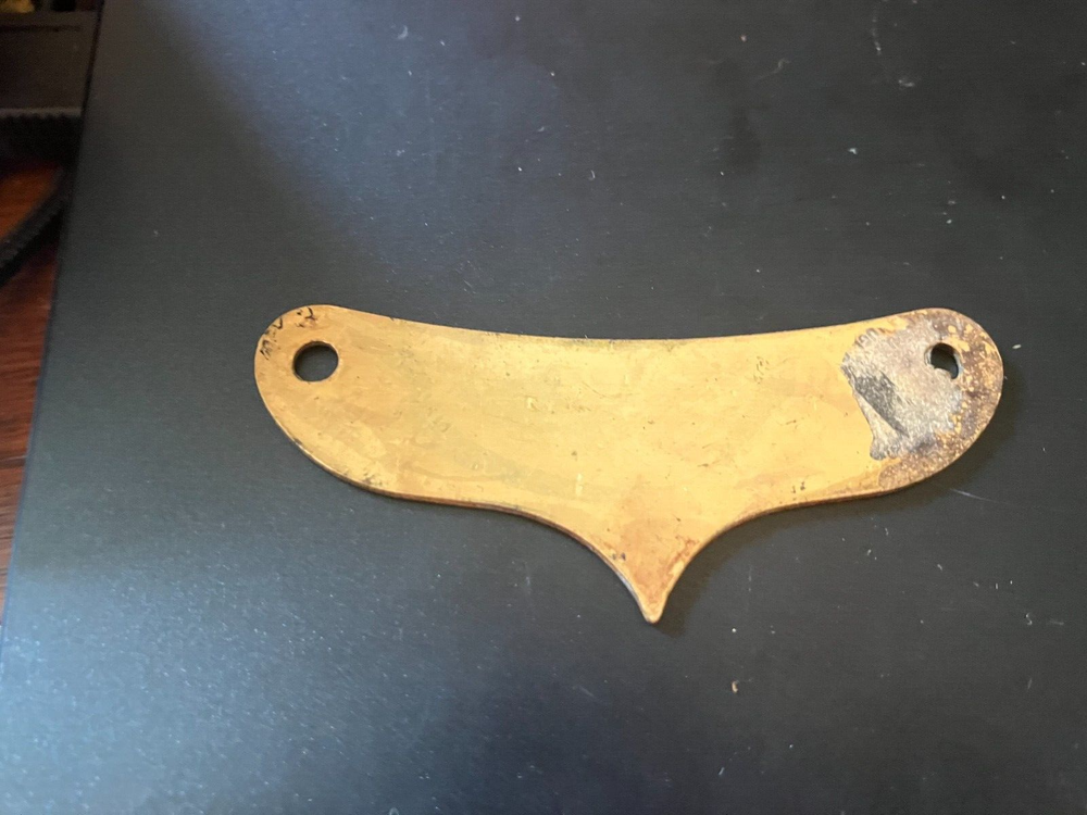 Antique Phonograph Gold Brass Speed Indicator Part Hardware