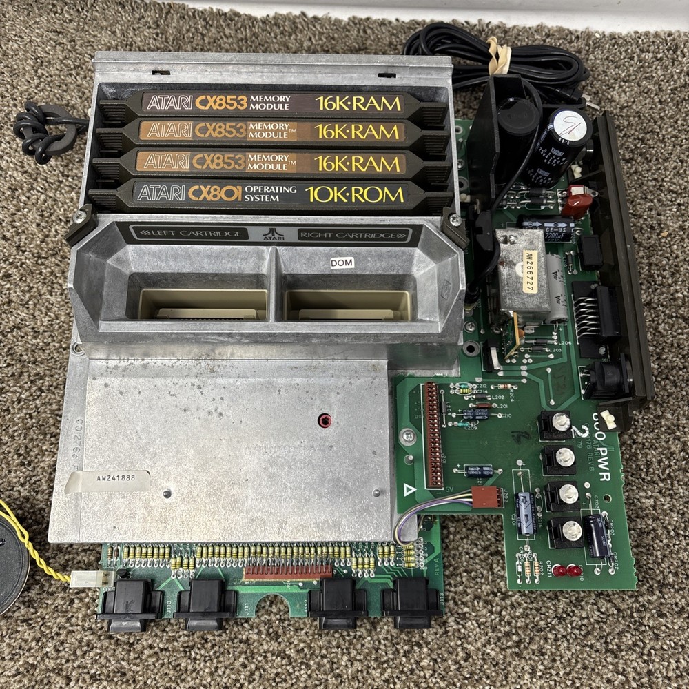 Atari 800 Computer Complete Motherboard Tested And Working READ