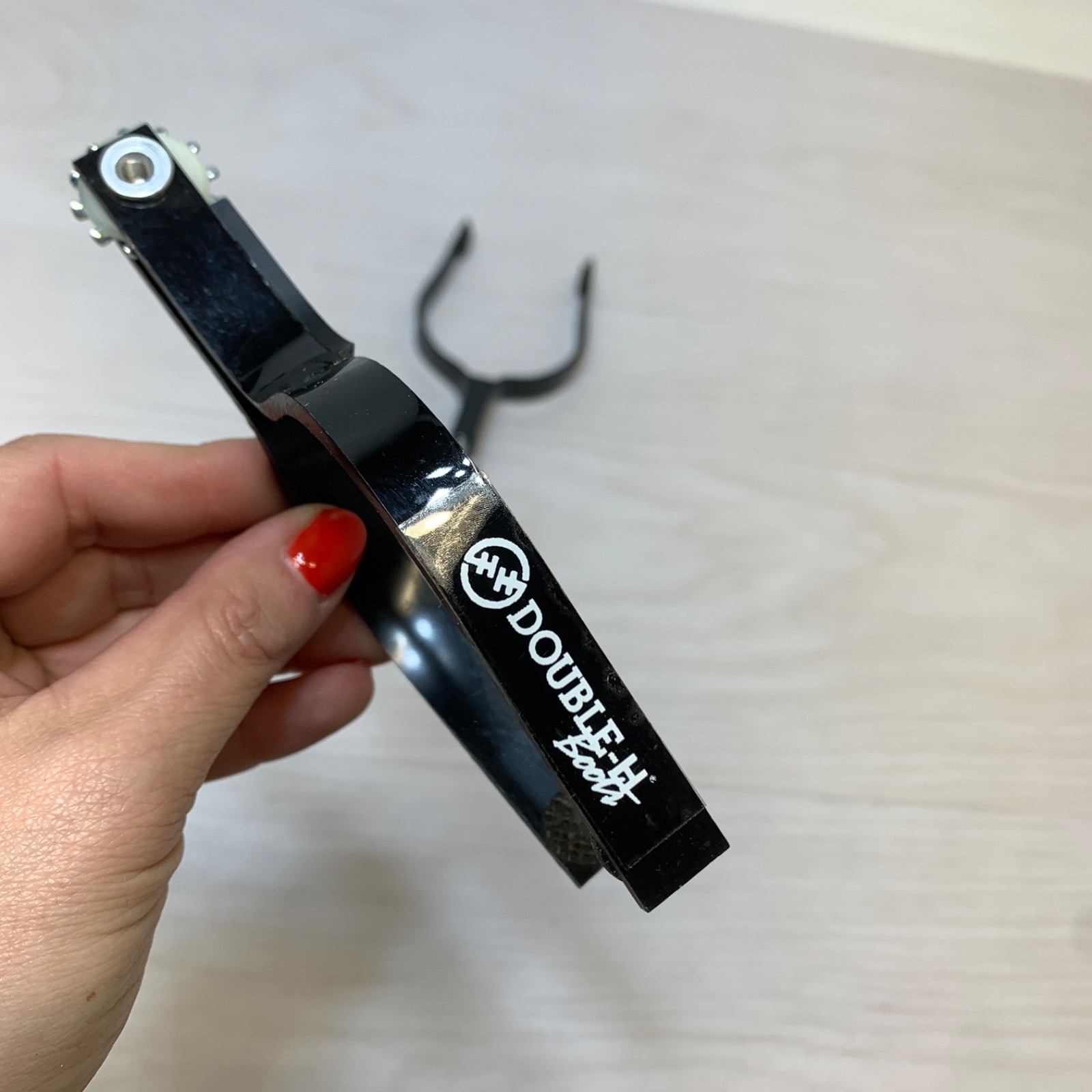 Double H Boots Pair Plastic Boot Spurs Rodeo Cowboy Country Western Rustic NEW