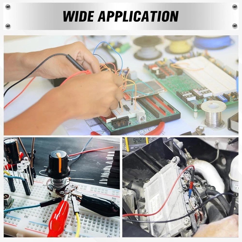 SWANLAKE 43-Piece Back Probe Kit for Precision Automotive Testing & Diagnostics