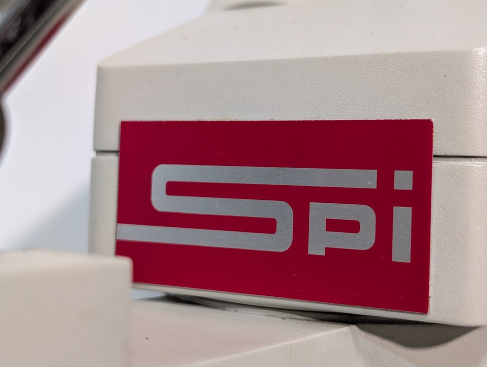 SPI Stereo Microscope with Adjustable Boom Stand and Base, Preowned, As Shown