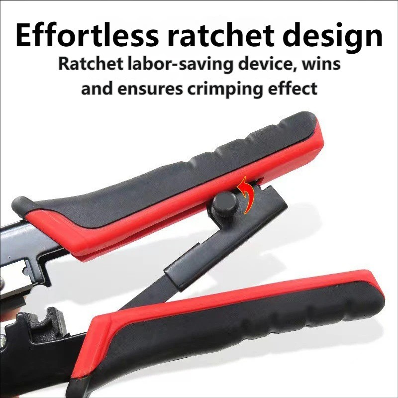 Network crimping pliers for household use, type 5 and type 6.