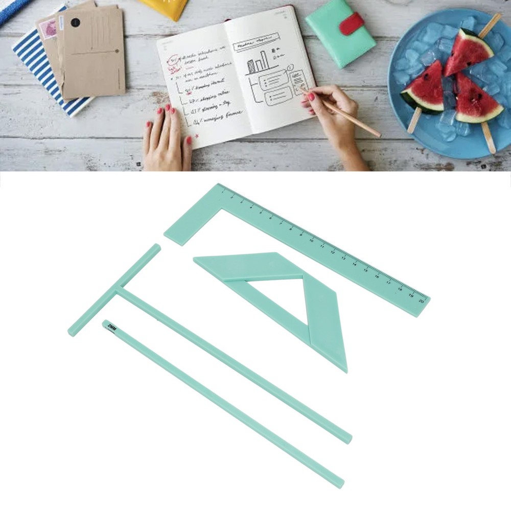 1-Comprehensive Book Binding Ruler Kit For Precise Scrapbook Crafting XEAP