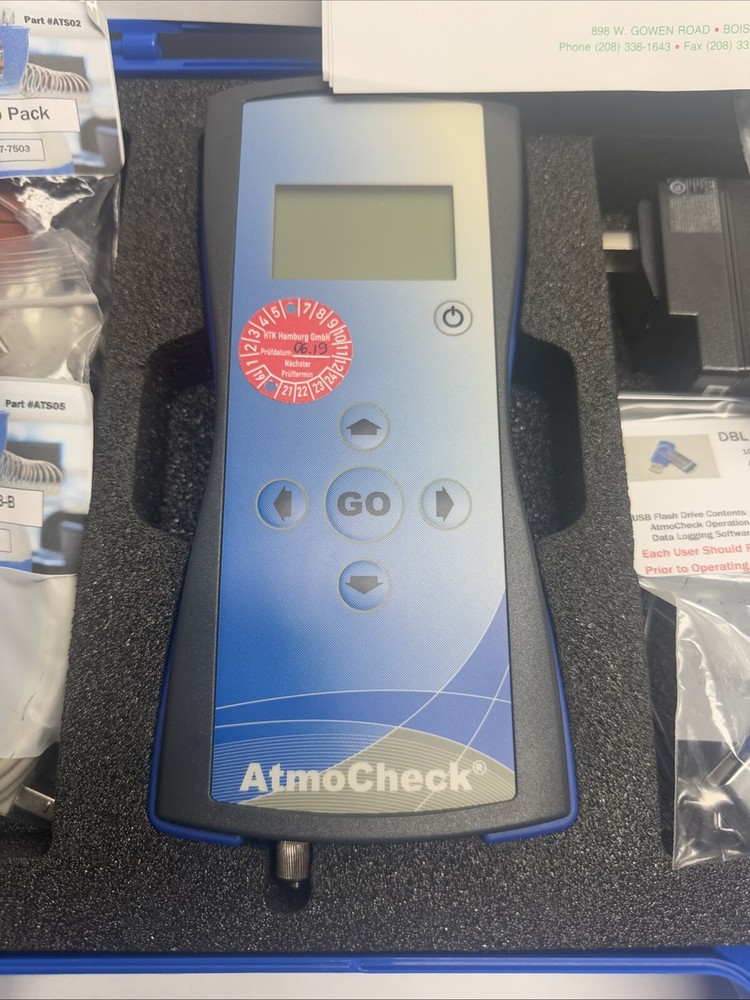 HiTec Systems Limited AtmoCheck DOUBLE O2/C02 Portable Gas Analyzer