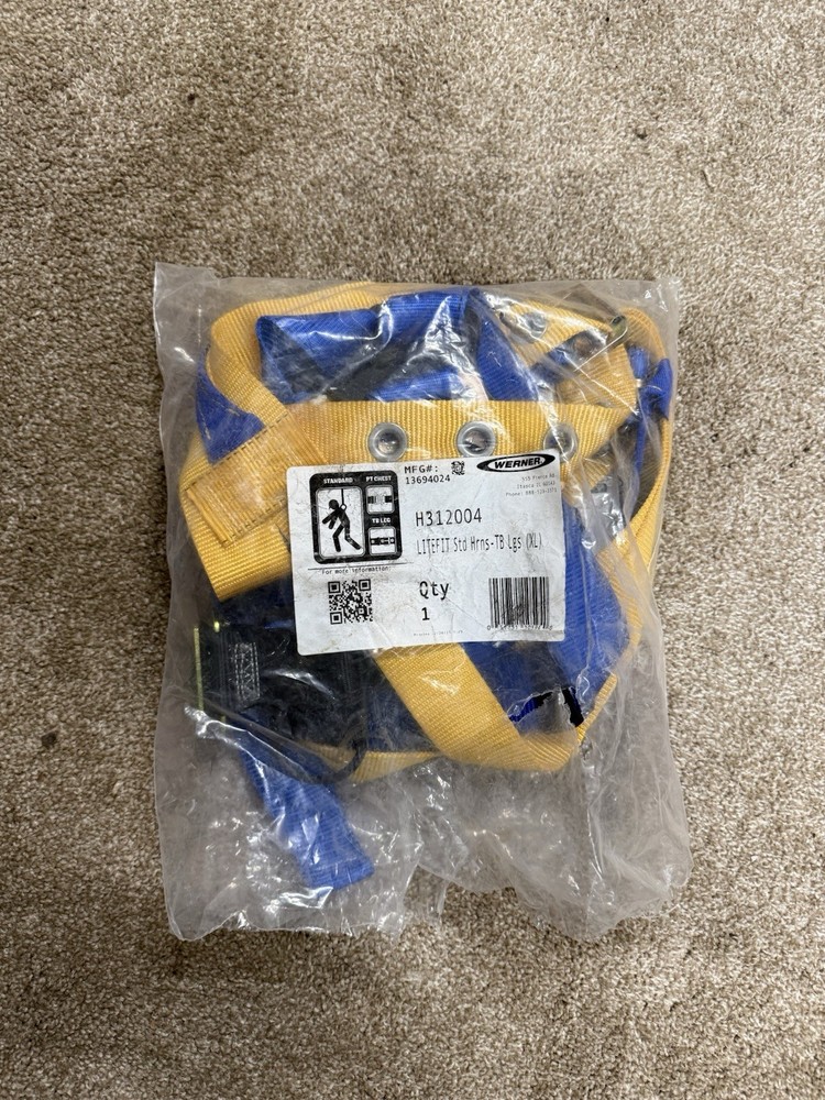 never used werner climbing harness
