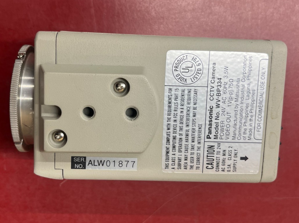 Panasonic CCTV Camera B&W WV-BP334 USED