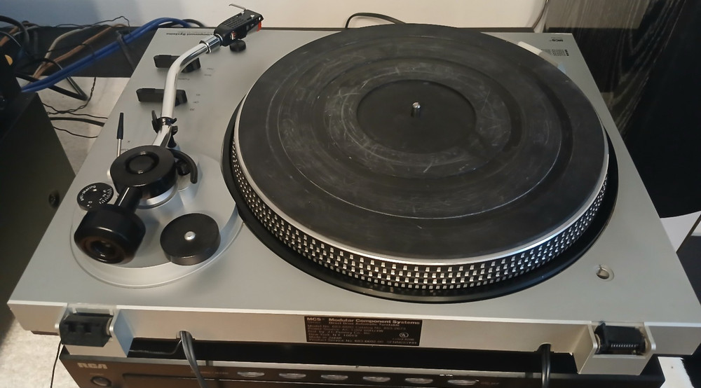 Modular Component Systems MCS 6602 Direct Drive Turntable Tested-Working-S.Video