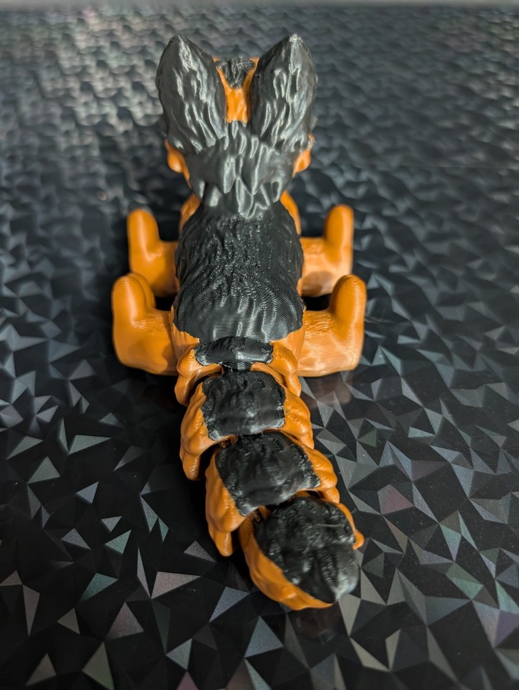 6" 3d Printed Articulated German Shepherd