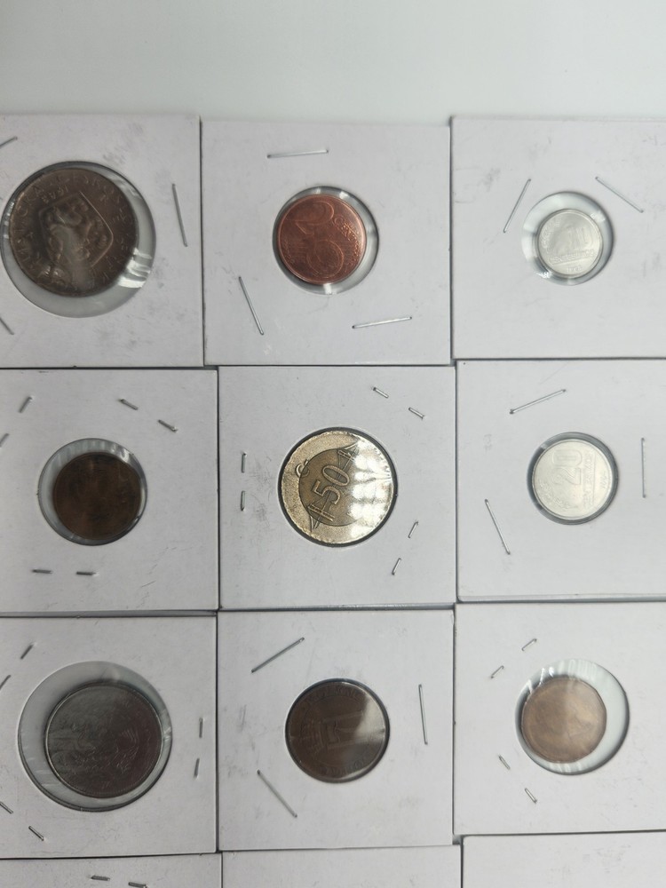 30 Foreign Coins From Various Locations