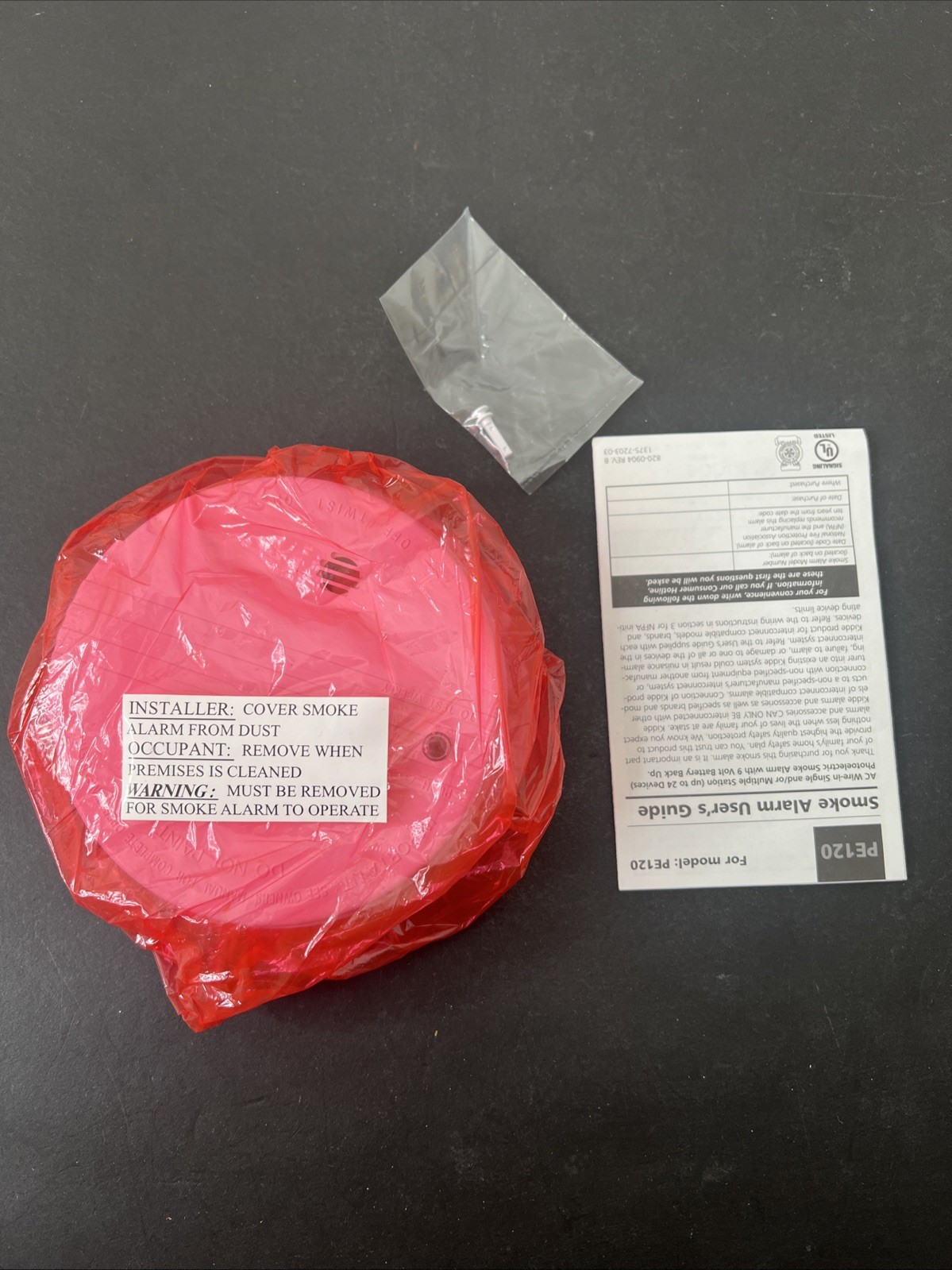 Kidde PE120 120V Hardwired Photoelectric Smoke Alarm with Battery Backup