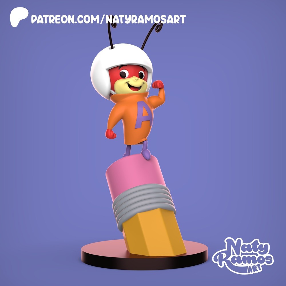 UNPAINTED Atom Ant 3D Printed Model Kit NR