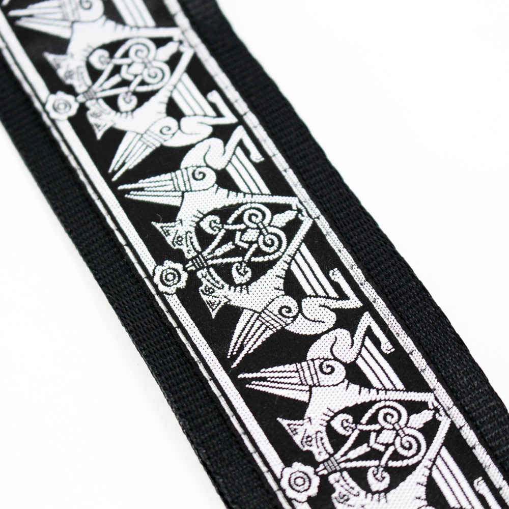 Souldier "Argus" Black Pattern 2" Guitar Strap