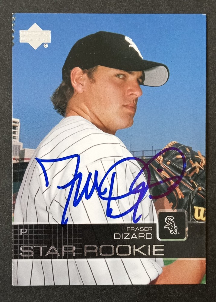 2003 Upper Deck SIGNED:  Fraser Dizard, WHITE SOX #18