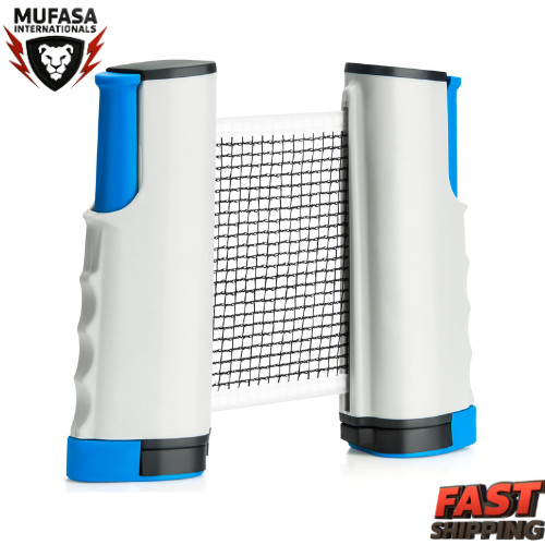 Retractable Ping Pong Net Portable Adjustable Table Tennis Net Any Table Kit